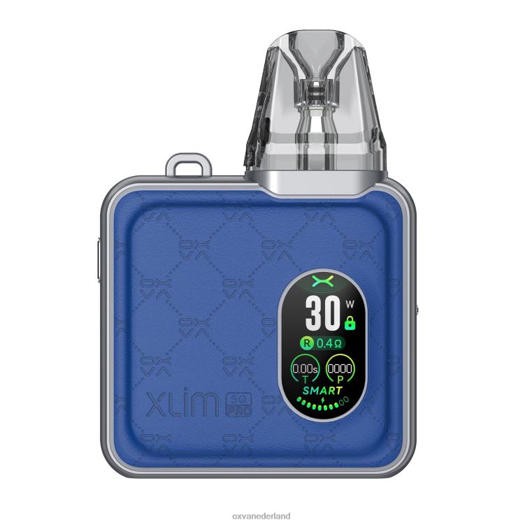 OXVA vape store - blauw leer XN82T87 OXVA XLIM SQ PRO uitrusting