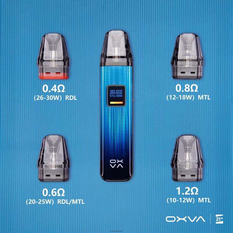 OXVA vape flavors - grijs XN82T83 OXVA XLIM V3 cartridge bovenkant vullen