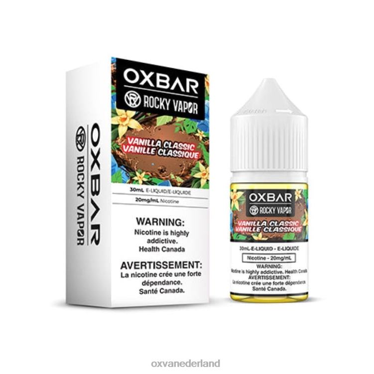 OXVA Amsterdam - vanille klassieker XN82T50 OXVA OXBAR 30ml zout nic