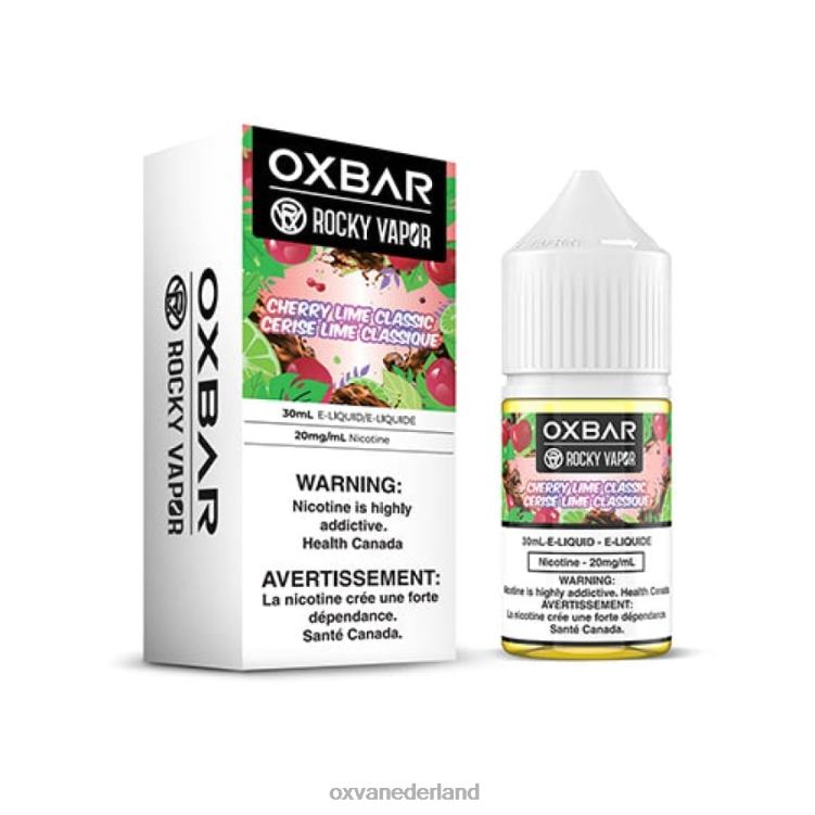 OXVA disposable - kersenlimoen klassieker XN82T49 OXVA OXBAR 30ml zout nic