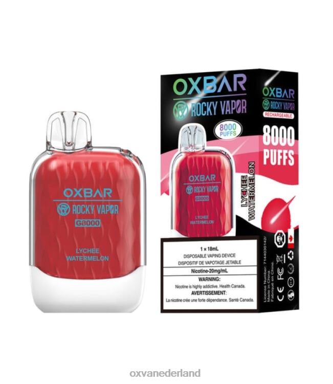 OXVA Amsterdam - lychee-watermeloen XN82T60 OXVA OXBAR G8000