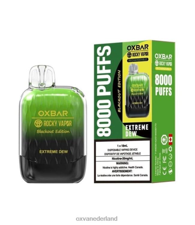 OXVA vape flavors - extreme dauw XN82T43 OXVA OXBAR G8000